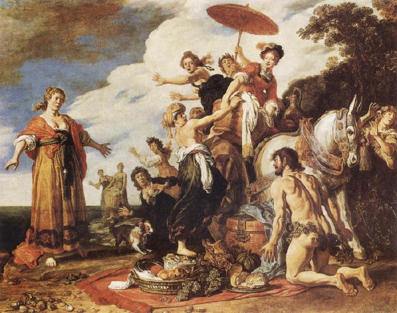 Peter Paul Rubens Odysseus and Nausicaa Germany oil painting art